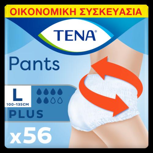 Tena Pants Plus Large (100-135cm) 56τεμ (4*14)
