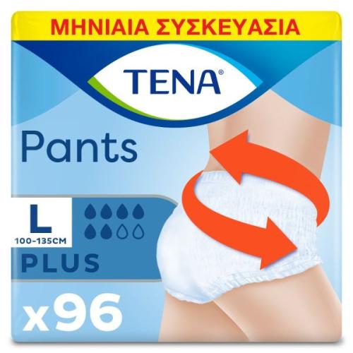 Tena Pants Plus Large (100-135cm) Monthly Pack 96τμχ (4*24)