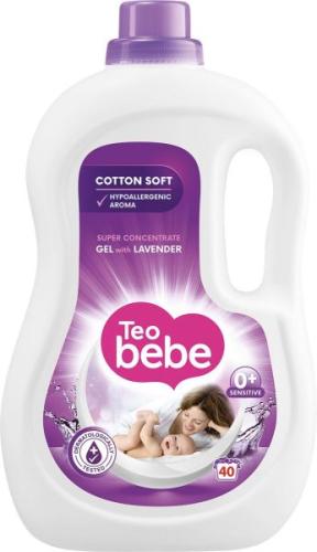 Teo Bebe Παιδικό Υγρό Απορρυπαντικό Πλυντηρίου Ρούχων Λεβάντα 40μεζ (2,2Lt)