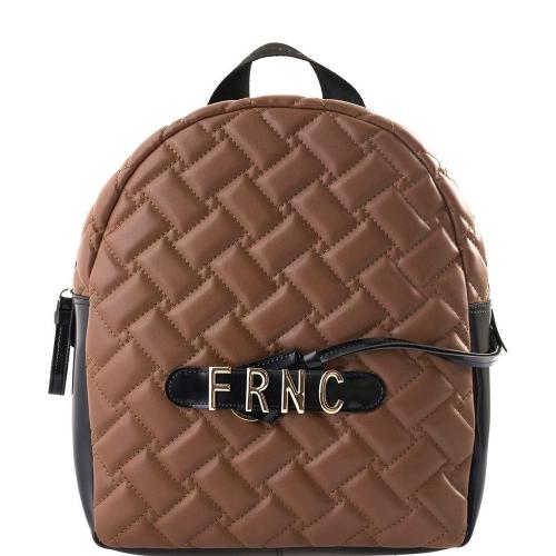 FRNC FRANCESCO Τσάντα Γυναικεία Πλάτης-Backpack 9204MOC Ταμπά