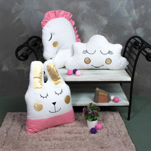 Διακοσμητικά Μαξιλάρια (Σετ 3 Τμχ) Sb Home Baby Deco Pillows Bunny