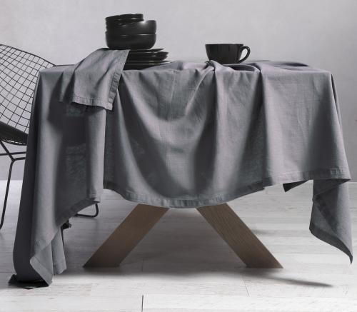 Τραπεζομάντηλο 150x300 Nef Nef Cotton-Linen Grey (150x300)