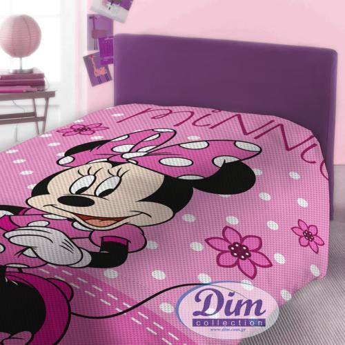 Κουβέρτα Πικέ Μονή 160X240 Disney Dimcol Minnie 555 (160x240)