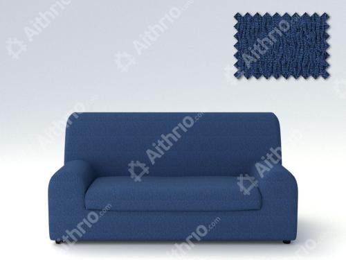 Ελαστικά καλύμματα καναπέ Ξεχωριστό Μαξιλάρι Valencia-Τριθέσιος-Μπλε -10+ Χρώματα Διαθέσιμα-Καλύμματα Σαλονιού