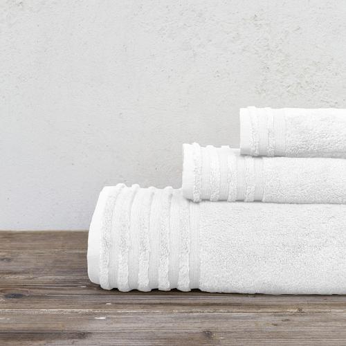 Πετσέτα Μπάνιου 90x150 Nima Vista White (90x150)