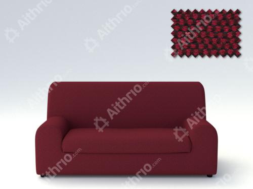 Ελαστικά καλύμματα καναπέ Ξεχωριστό Μαξιλάρι Bielastic Viena-Τετραθέσιος-Μπορντώ -10+ Χρώματα Διαθέσιμα-Καλύμματα Σαλονιού