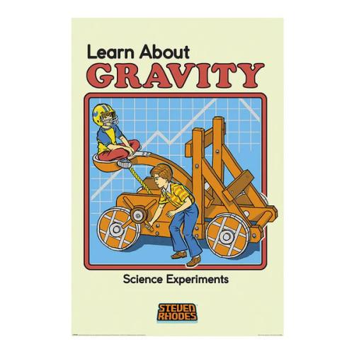 Αφίσα Steven Rhodes Learn About Gravity Maxi Poster 61x91.5 PP35011