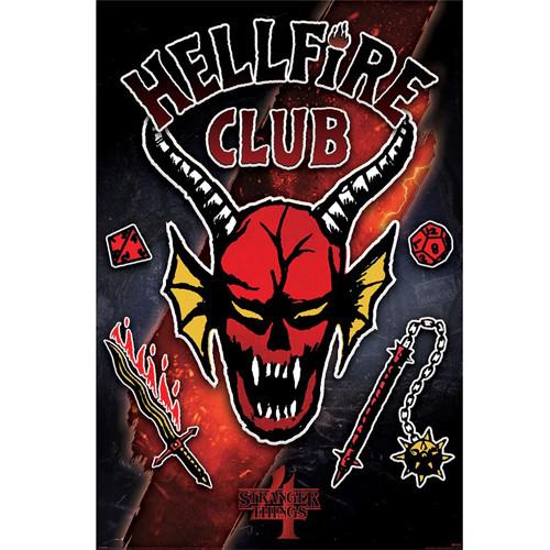 Αφίσα Stranger Things 4 Hellfire Club Emblem Rift Maxi Poster 61x91.5 PP35197