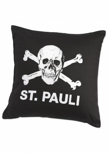 Διακοσμητικό Μαξιλάρι FC St.Pauli Skull And Crossbones Cushion Black SP132251
