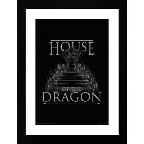 Κορνίζα House Of The Dragon Iron Throne Framed Print 30x40 MDF GBYDCO181