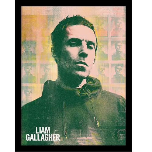 Κορνίζα Liam Gallagher Polaroids Framed Print 30x40 MDF FP13186P