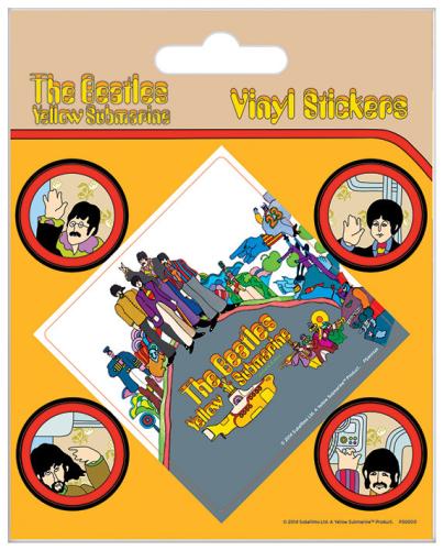 Σετ Αυτοκόλλητα The Beatles Yellow Submarine Vinyl Stickers PS7241