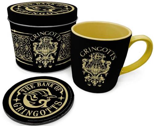 Σετ Κούπα Σουβέρ Harry Potter Gringots Mug Coaster Set In Tin 3τεμ. GP85470