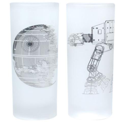 Σετ Ποτήρια Star Wars Death Star AT-AT Glasses Set of 2 300ml GL02SW06