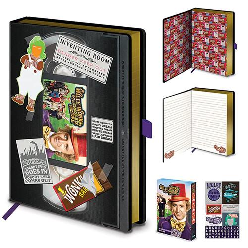 Σημειωματάριο Willy Wonka The Chocolate Factory VHS Premium Notebook A5 SR73709