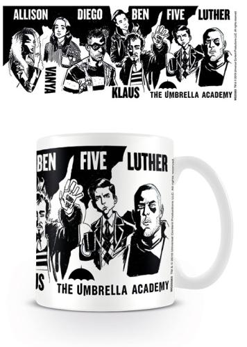 Kούπα The Umbrella Academy Sketch Mug 320ml Κεραμική MG25563