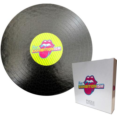 Παζλ The Rolling Stones Exhibitionism Record Round Jigsaw Puzzle 500pcs 16+ RSPUZZLE03