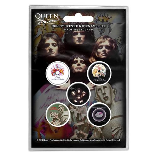 Σετ Κονκάρδες Queen Button Badge Pack 5 τεμ. BB050
