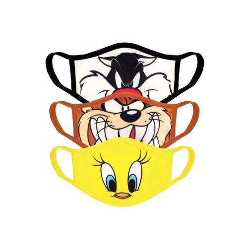 Σετ Προστατευτικές Μάσκες Looney Tunes Standard Face Masks Υφασμάτινες 3τεμ. FM522240LNT