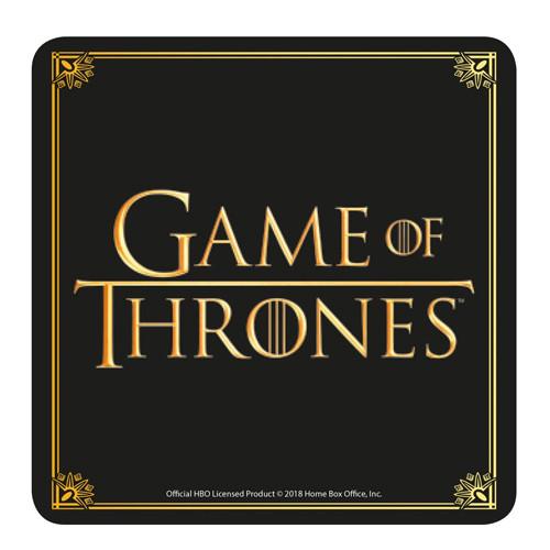 Σουβέρ Game Of Thrones Logo Single Coaster Ξύλινο 10x10 CST1GT01