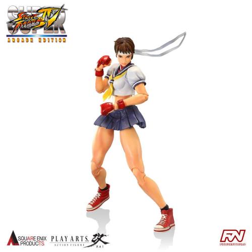 SUPER STREET FIGHTER IV Play Arts Kai Vol.4 Sakura Action Figure fw-sqe132036
