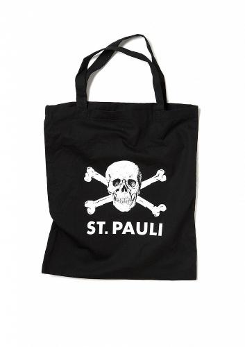 Τσάντα Ώμου FC St.Pauli Skull And Crossbones Textile Tote Bag Black SP0922100