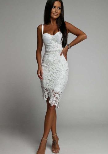 bridal chic lace bandage φόρεμα Caprice