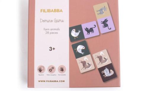 Filibabba Domino Game – Farm Animals