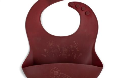 Filibabba Silicone Bib with print – Baked Apple