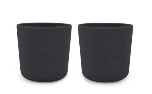 Filibabba Silicone Cup 2 Pack – Stone Grey