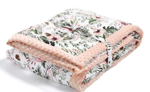 Κουβέρτα XL 140×200 Wild Blossom – Powder Pink