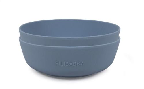 Silicone Bowl 2 Pack – Powder Blue