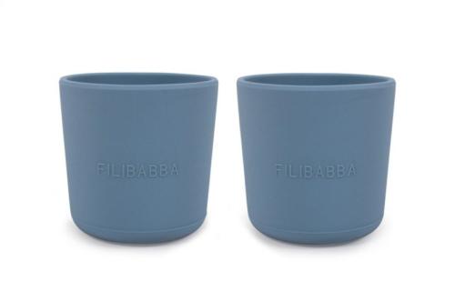 Silicone Cup 2 Pack – Powder Blue
