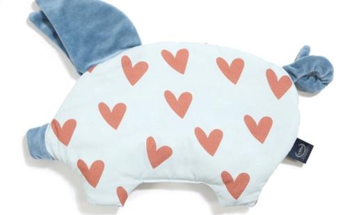 Sleepy Pig Cotto HeartBeat Blue