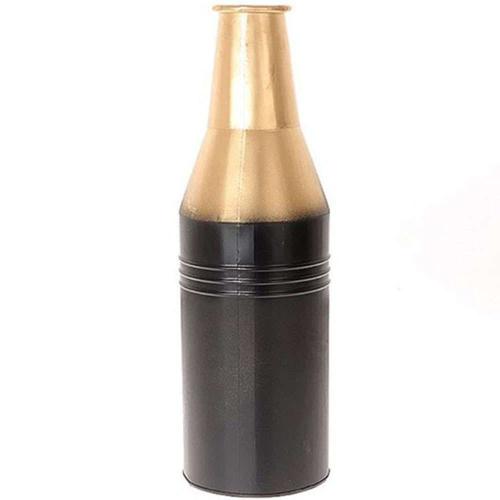 Βάζο Μπουκάλι 012.862259534 16,8x53,2cm Black-Gold