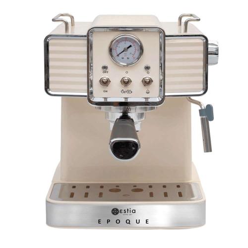 Μηχανή Espresso Retro Epoque 06-12342 29x24x30,3cm 1,5Lt 1350W 20bar Cream Estia