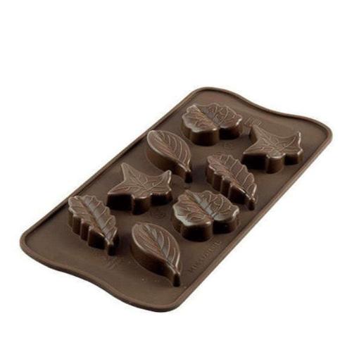 Φόρμα Σιλικόνης Nature Για 8 Σοκολατάκια 22.110.77.0065 Brown Silikomart