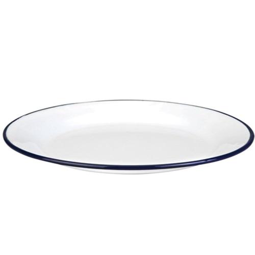 Πιάτο Ρηχό Blanca 901126 Φ26cm White-Blue Ibili