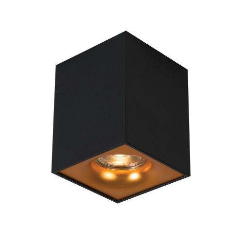 Φωτιστικό Οροφής - Σποτ Black - Gold 82,5x82,5x105mm VK/03085CE/BGD VKLed