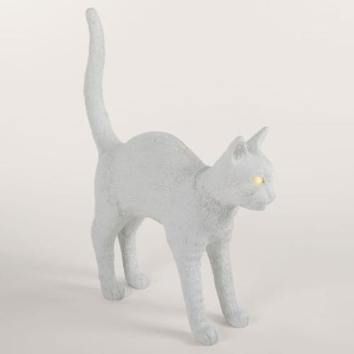 Επιτραπέζιο Φωτιστικό Jobby The Cat 15040 White Seletti