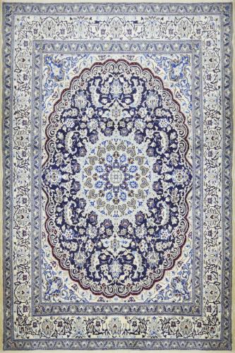 Χειροποίητο Χαλί Persian Nain Wool-Silk 256Χ199