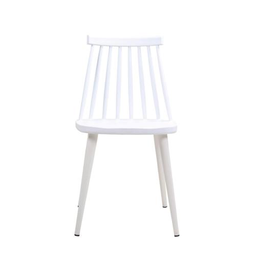 Καρέκλα Lavida White ΕΜ139,11 43X48X77 cm Σετ 2τμχ