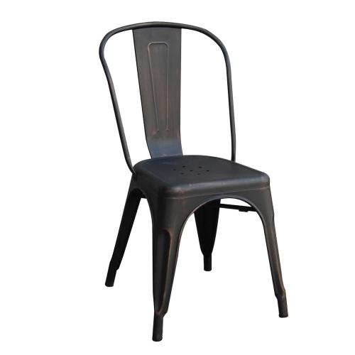 Καρέκλα Relix Antique Black Ε5191,10 45Χ51Χ85 cm