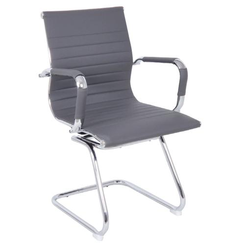 Καρέκλα Υποδοχής BF3300V Grey EO277.3 54x59x95 cm Σετ 2τμχ