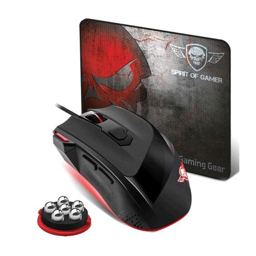 Ποντίκι Υπολογιστή PRO-M3 Με Mousepad 20.08.0543 Black-Red Spirit Of Gamer