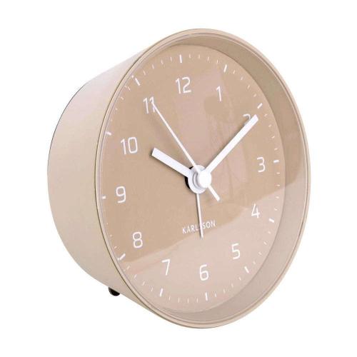 Ρολόι Επιτραπέζιο - Ξυπνητήρι Cone KA5843SB Φ10x5cm Sand Karlsson
