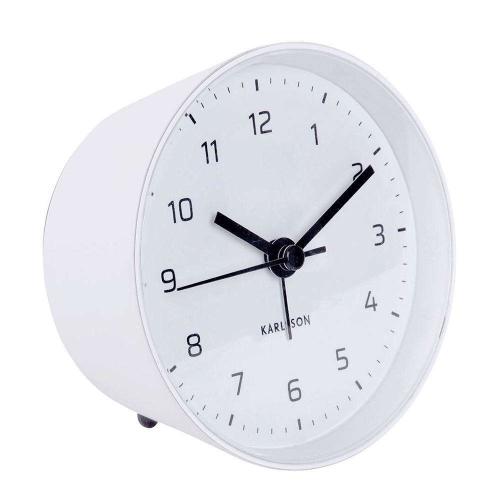 Ρολόι Επιτραπέζιο - Ξυπνητήρι Cone KA5843WH Φ10x5cm White Karlsson