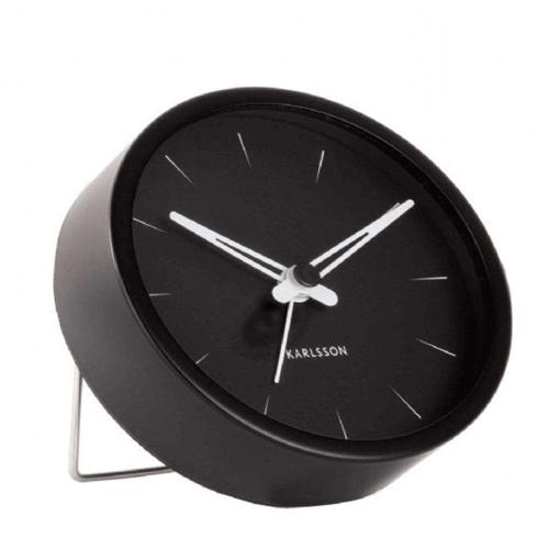 Ρολόι Επιτραπέζιο - Ξυπνητήρι Lure KA5842BK Φ10x5cm Black Karlsson