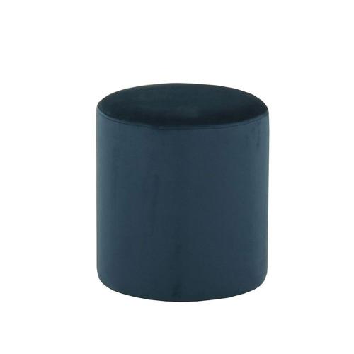 Σκαμπό Cylinder 16-0485 Φ35xH38cm Blue Liberta