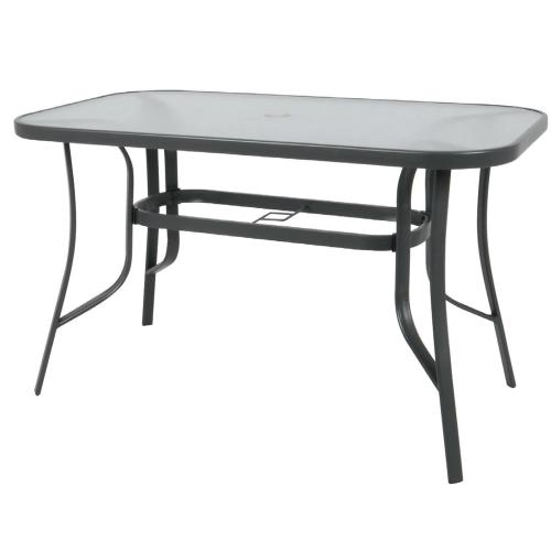 Τραπέζι Rio Anthracite Ε2502 140X80X71 cm